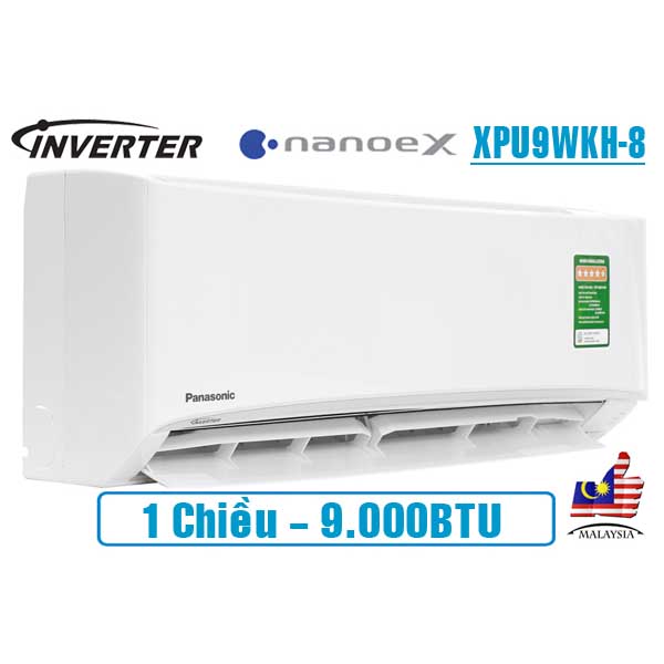 Điều hòa Panasonic NanoeX 9000BTU 1 chiều inverter XPU9WKH-8