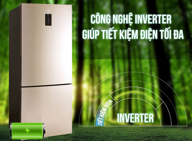 Tủ lạnh Electrolux Inverter 418 lít EBE4502GA - Tiết kiệm điện