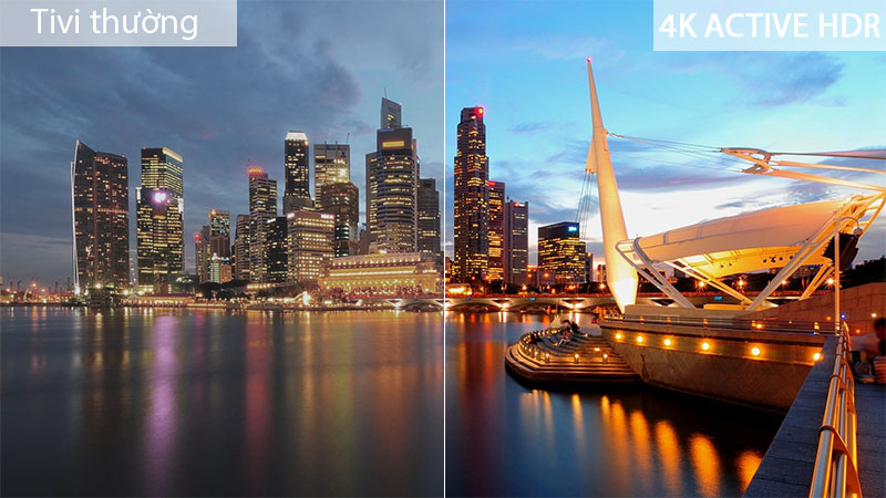 Công nghệ 4K Active HDR - Smart Tivi LG 4K 55 inch 55SM9000PTA