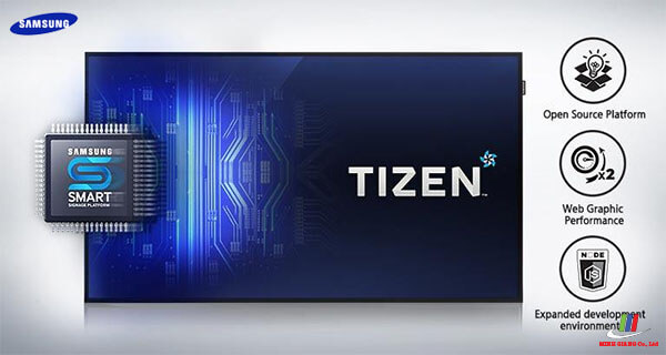 Hệ điều hành Tizen được cài sẵn và được cập nhật SSS 4.0
