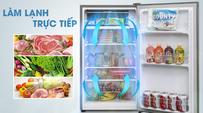 Hệ thống làm lạnh trực tiếp - Tủ lạnh Electrolux 92 lít EUM0900SA