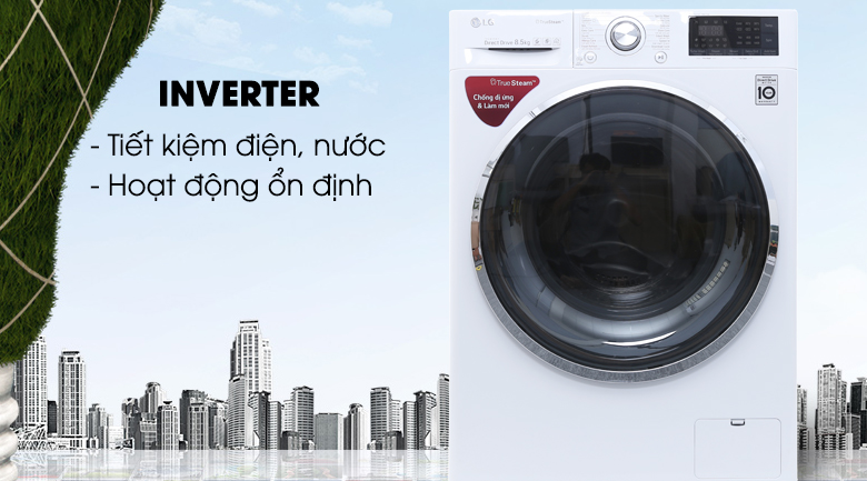 Inverter - Máy giặt LG Inverter 8.5 kg FC1485S2W