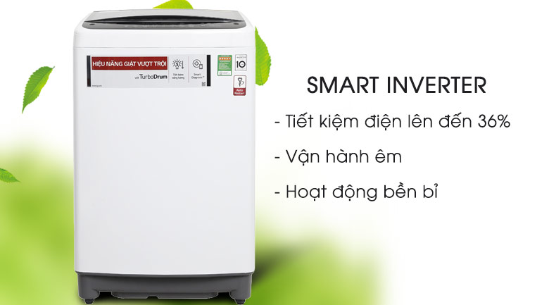 Smart Inverter - Máy giặt LG Inverter 8.5 kg T2385VS2W