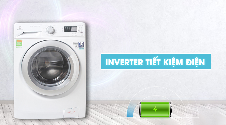 Máy giặt Electrolux EWF12853 tiết kiệm điện
