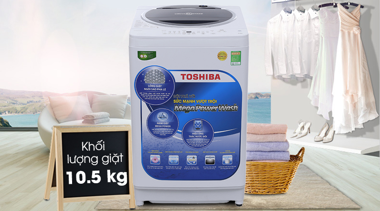Máy giặt Toshiba 10.5 kg G1150GV (WK)
