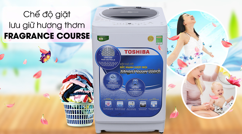 Chế độ giặt lưu giữ hương thơm - Máy giặt Toshiba 10.5 kg G1150GV(WK)