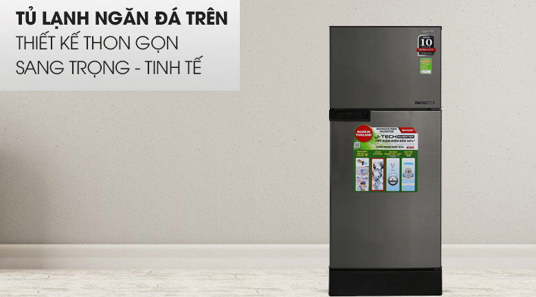 Tủ lạnh Sharp Inverter 165 lít SJ-X176E-SL - Ngăn rau củ 